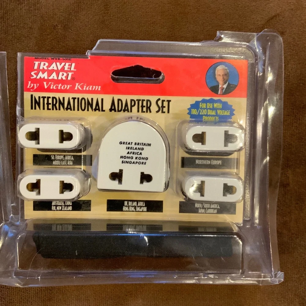International Outlet Adapter Set Money Belt Travel Resort